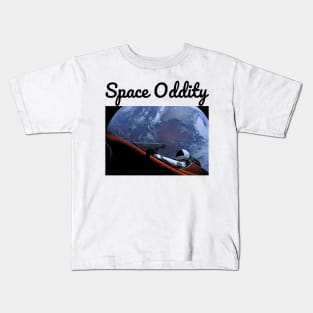 Starman Tesla Roadster SpaceX Tee | Space Oddity Kids T-Shirt